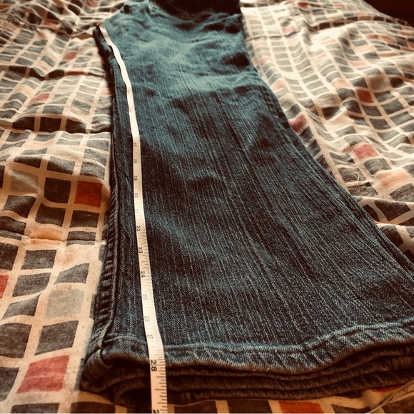 VINTAGE 90s Blu mom jeans high water bootcut high rise 8M - Picture 8 of 10